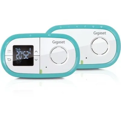 Produktbild von Gigaset PA530, DECT-Babyfon, 50 m, 300 m, Cyan, Weiß, TFT, 0 - 40 °C