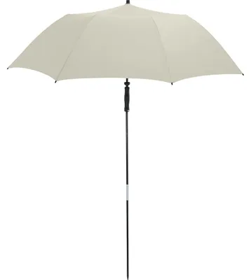 Produktbild von FARE Strand-Sonnenschirm Travelmate Camper Lichtschutzfaktor UPF 50+ Koffertauglich Regenfest Fiberglas 725g, Farbe:Creme