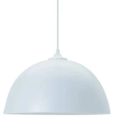 Keramik-Hängeleuchte, weiß matt, Ø30 cm, E27, 60 W