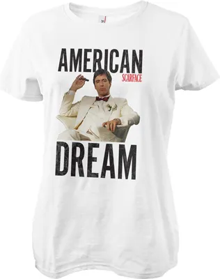 Produktbild von Scarface - American Dream Girly Tee - Small - White