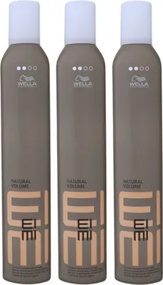 Produktbild von Wella Eimi Natural Volume 3 x 500 ml Volumenschaum Set