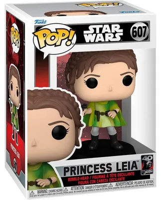 Imagen del producto de Star Wars - Princesa Leia, figura Funko Pop! de vinilo, edición conmemorativa del 40 aniversario, número 607