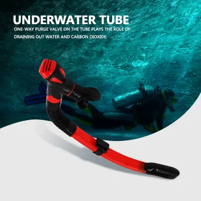 Zdjęcie produktu dla Rurka zanurzeniowa, rurka do oddychania, rurka podwodna, rurka do snorkelingu, sucha rurka do oddychania