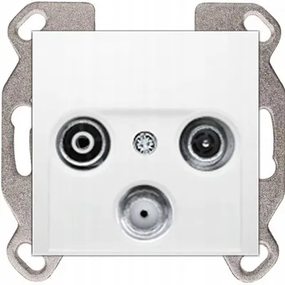 Produktbild von Berker B.Kwadrat RTV SAT Antennendose Weiß