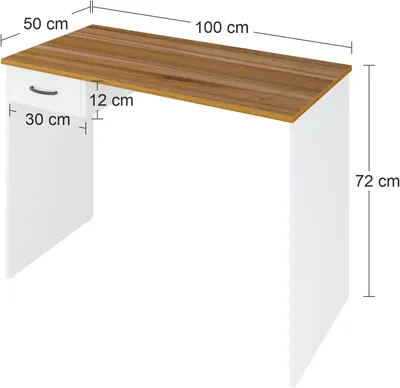 Image de LEVIRA Serein – table 100 × 72 cm, noyer tróia