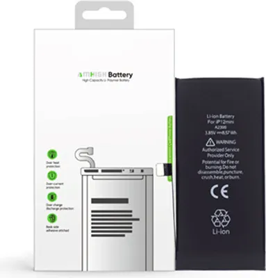 Produktbild von starfix Akku kompatibel mit Apple iPhone 12 mini, inkl. Montagekleber (2227mAh)