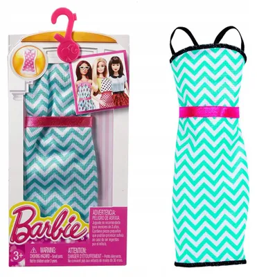 Produktbild von Barbie Fashionistas Kleid für Barbiepuppen DNT84
