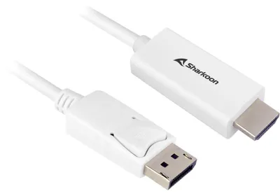 Obrázok produktu pre Sharkoon Prepojovací kábel DisplayPort 1.2 > HDMI 4K (1 meter)
