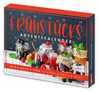 Produktbild von Itenga Frühstücks Adventskalender 2026 – 24 köstliche Aufstriche für die Adventszeit | Marmelade, Honig, Nuss Nougat Creme, Erdnusscreme | Markenquali