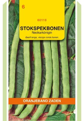 Immagine prodotto di Oranjeband, fagioli rampicanti "Stangenbohnen Neckarkönigin", 100g - 1 confezione di semi