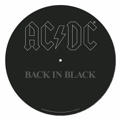 Obrázek produktu pro Podložka na gramofon, AC/DC Back in Black