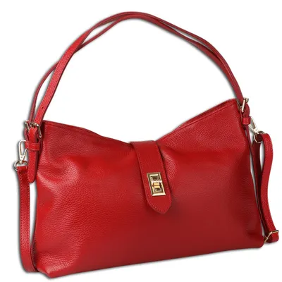 Immagine prodotto di Borsa a tracolla Toscanto, colore rosso scuro, grande, 37x25x10 cm, OTT185SR6