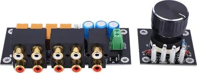 Image de Carte de sélection de signaux audio Carte de sélection d'entrée audio à 4 voies AC12~15V