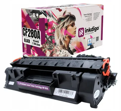 Produktbild von Inkdigo Toner CF280A für HP LaserJet Pro 400 M401a, M401d, M401dn, M401dne – Schwarz, 2700 Seiten,