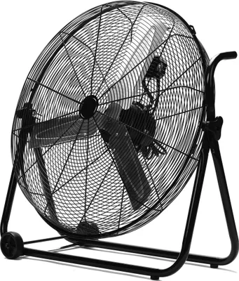 Produktbild von Industrieventilator 160 W mit 3 Geschwindigkeiten und Rädern