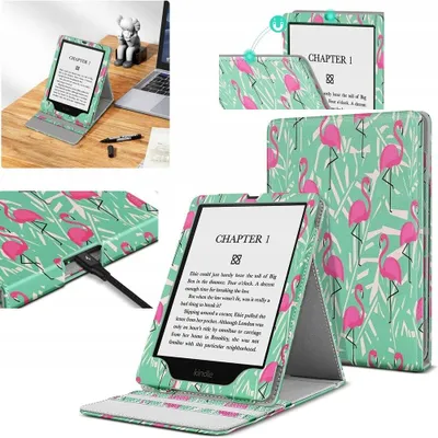 Obrázek produktu pro Pouzdro na čtečku Kindle 11 2021 se stojánkem zelené