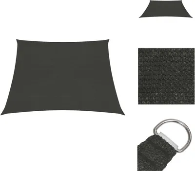 Produktbild von vidaXL Sonnensegel 160 g/m² Anthrazit 4/5x3 m HDPEE -  Sonnenschirme & Sonnenschutze