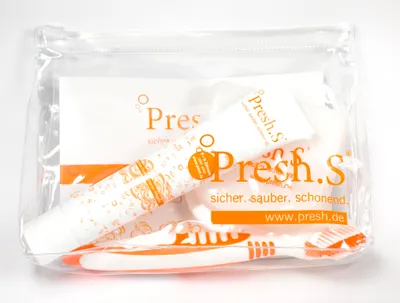 Produktbild von Presh.S Set 1 (Schienen- und Zahnspangenreiniger + Presh Bürste) Allergie getestet