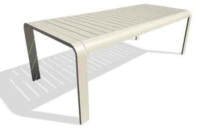 Image de Table de jardin en aluminium