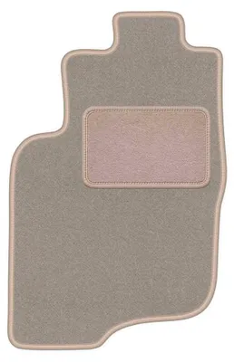 Produktbild von Fahrermatte Velours für Mitsubishi Space Star 1999-2005 (Minivan) – 1-tlg, Beige, passgenau – Wielganizator LUX
