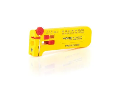 Image de Jokari 40025 PWS Plus 002 Wire stripper Suitable for PVC-coated wires, PTFE wires 0.25 up to 0.80 mm