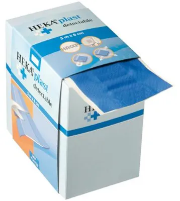 Produktbild von Hekaplast-Spender 5 m x 6 cm, detektierbar (1 Stück)