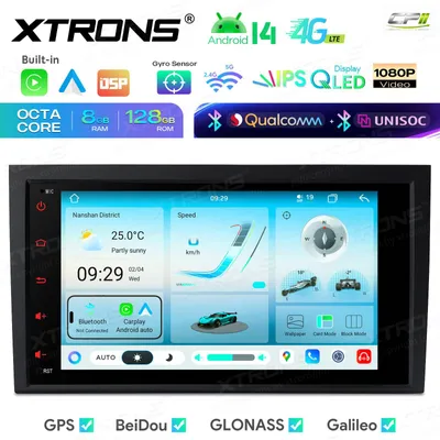 Produktbild von Xtrons IMH84A4AL Android Autoradio Audi A4 S4 RS4 Seat Exeo 8 Zoll 8+128GB