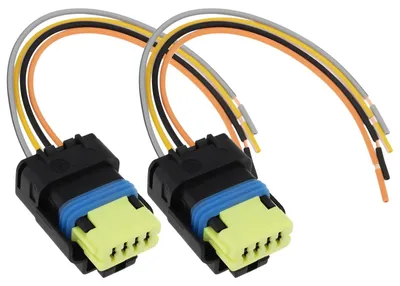 2er-Set 4-Pin Heckleuchten-Stecker Kabelbaum 15 cm für Qashqai J10