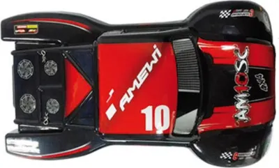 Produktbild von Amewi MA369-R Karosserie SC AM10SC rot/schwarz