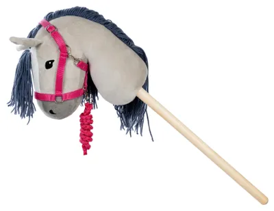 Imagen del producto de ByASTRUP – Cabresto con correa guía para caballos de juguete – Color rosa