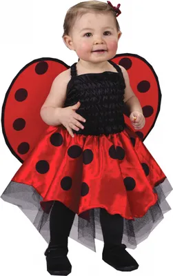 Produktbild von Marienkäfer Babykostüm mit Flügel für Fasching & Karneval