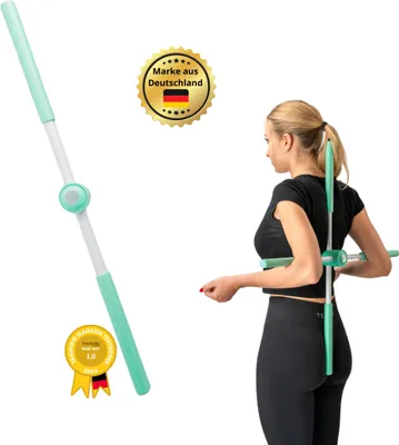 Produktbild von Winch Rückenstabilisator Yoga Stick für eine bessere Körperhaltung, für Haltungskorrektur, Yoga, Pilates, Reha & Rückentraining (Mint)