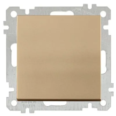 Produktbild von 2-poliger Schalter Gold Optik – Unterputz IP20 für Innen – CANDELA
