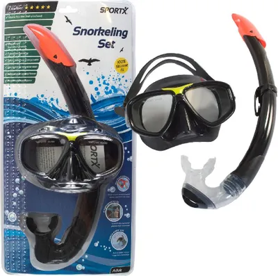 Produktbild von SportX | Schnorchelset für Erwachsene | Vier-Sterne-Qualität