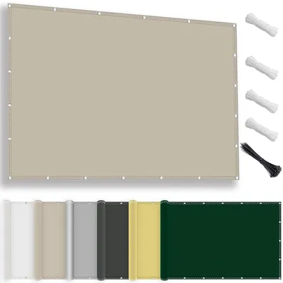 Image de Voile d'ombrage imperméable - Rectangulaire 2x3 m - Protection UV - Résistant aux intempéries - Résistant à la déchirure