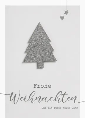 Produktbild von Weihnachten Glückwunschkarte im Format 115 x 17cm mit Umschlag