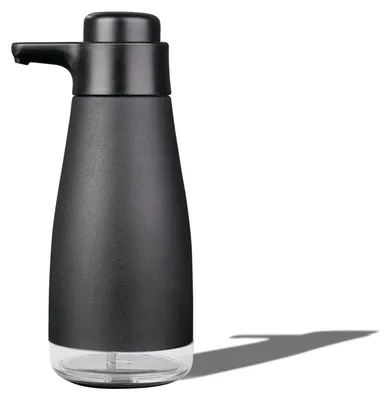 Produktbild von Seifenspender aus Edelstahl, 440 ml Flüssigseifenspender, Spülmittelspender für die Küche, schwarz