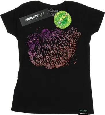 Image de Rick And Morty - "Wubba Lubba" T-shirt pour femme BI52508 (L) (Noir)