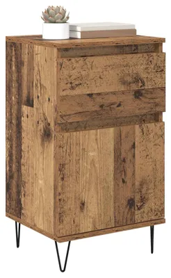 Zdjęcie produktu dla vidaXL Kredens z szufladami z drewna odzyskanego 35 x 40 x 70 cm materiał drewnopochodny