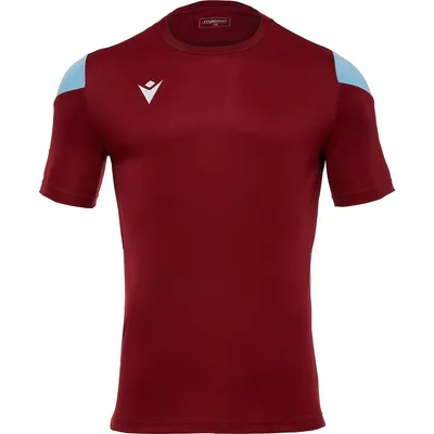 Produktbild von Macron Polis Trikot Kurzarm Herren - Bordeaux / Skyblue  | Größe: M