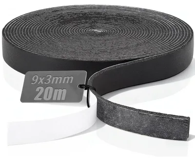 Image de Ruban d'étanchéité auto-adhésif - Mousse caoutchouc - 9 x 3 mm - 20 mètres