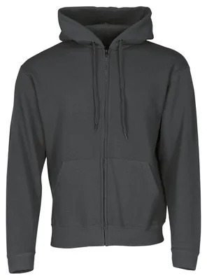 Produktbild von CLASSIC HOODED SWEAT JACKET | Uni Kapuzenjacke mit verdecktem Reißverschluss, Baumwolle-Polyester-Mix, doppelte Kapuze & Vordertaschen