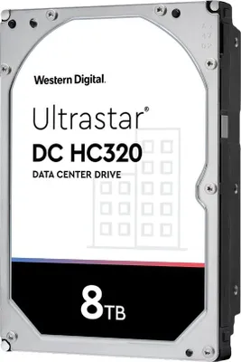 Produktbild von WD Ultrastar DC HC320 HUS728T8TL5204 - Festplattenlaufwerk - 8 TB - intern - 3,5" (8,9 cm)