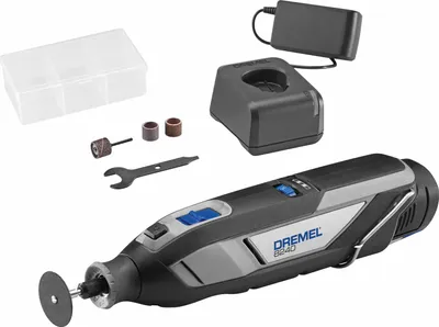 Produktbild von DREMEL® 8240, Kabelloses Multifunktionswerkzeug, 1x 12-V-2Ah-Akku, 5 Zubehöre