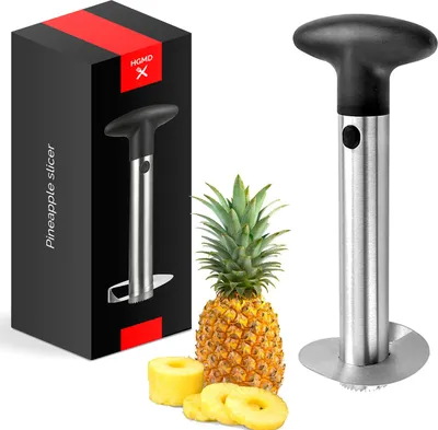 Produktbild von HGMD Ananasschneider - Ananasschneider - Ananasschneider-Schäler - Ananasbohrer Ananasschäler - Edelstahl - Spülmaschinenfest - Zeitsparender Hobel