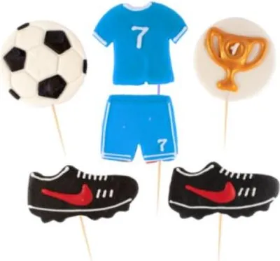 Produktbild von Cukrová figurka fotbal zápich do dortu - K Decor