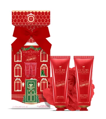 Obrázok produktu pre Darčeková sada na starostlivosť o telo Figy a brusnice 3 ks