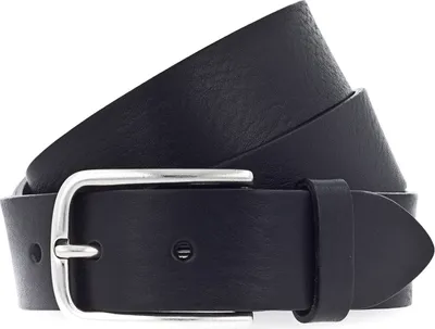 Produktbild von Vanzetti Leder Gürtel Denim Love 35mm Full Leather Belt W80 Black schwarz