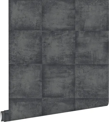 Immagine prodotto di ESTAhome carta da parati calcestruzzo nero 53 cm x 10.05 m