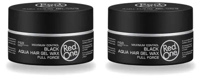 Imagen del producto de 2 unidades de cera moldeadora para el cabello Red One Haarwax, color , tipo gel, 150 ml. Paquete económico